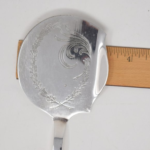 Raimond Tomato Server Silverplate Ornate Vintage Table Setting Vintage Floral - Picture 4 of 14